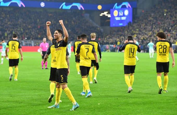 Borussia Dortmund đã có trận đấu cực kỳ xuất sắc trước Inter Milan. Ảnh: Getty