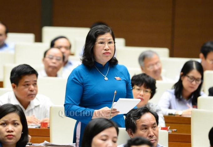Đại biểu Phương Thị Thanh (Đoàn Bắc Kạn).