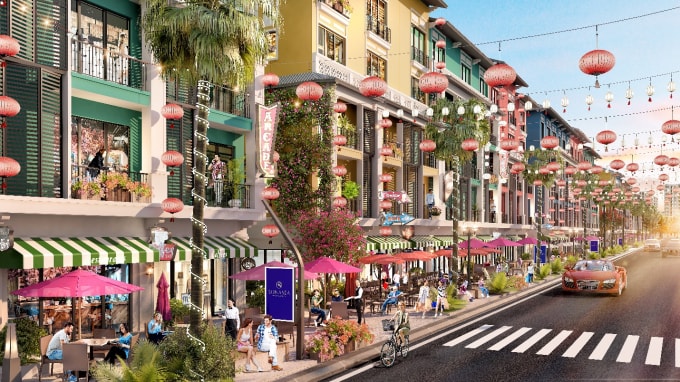 Khu phố thương mại Singapore Shoptel thuộc dự án Sonasea Vân Đồn Harbor City dự kiến ra mắt vào cuối năm 2019
