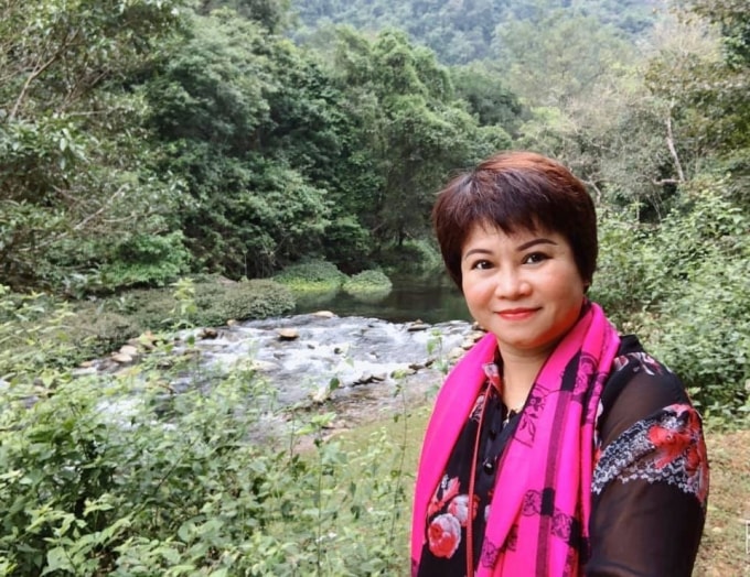 Nhà báo Nguyễn Thu Hà.