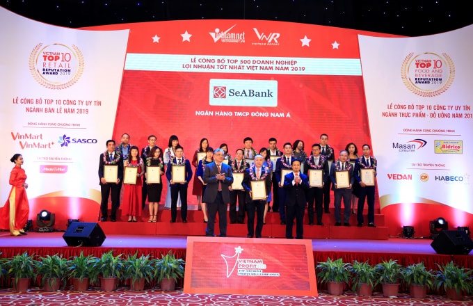 SeABank nhận giải thưởng Profit500