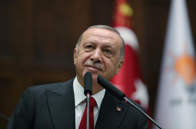 Tổng thống Thổ Nhĩ Kỳ Tayyip Erdogan. Ảnh: Reuters