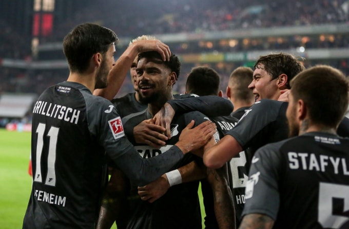 Hoffenheim và Cologne cống hiến trận đấu hay với tới 5 bàn thắng được ghi. Ảnh: Getty
