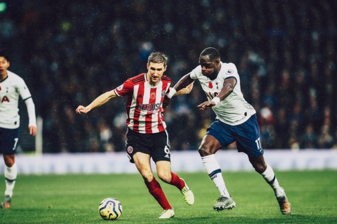 Tottenham bị Sheffield United cầm hoà 1-1 trên sân nhà. Ảnh: Getty