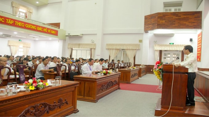 Quang cảnh lớp tập huấn. Ảnh: PLO