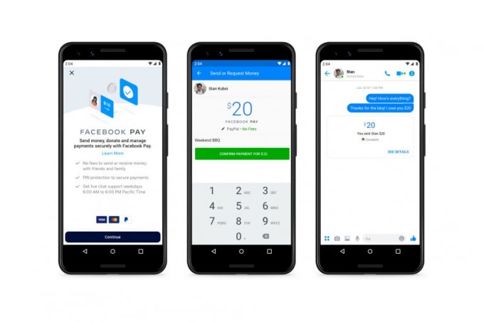 Facebook giới thiệu Facebook Pay.