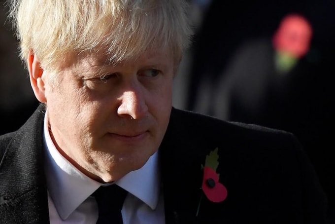 Thủ tướng Anh Boris Johnson. Ảnh: Reuters