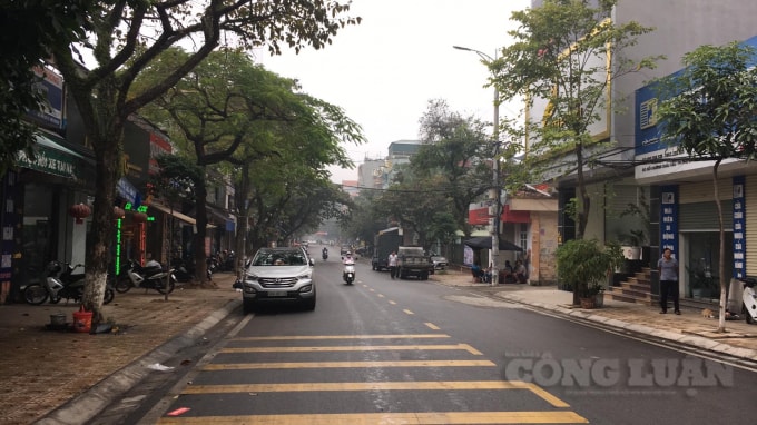Đường Châu Cầu, TP Phủ lý, Hà Nam đã sửa chữa hoàn thiện và đưa vào sử dụng. Ảnh: Thành Lâm