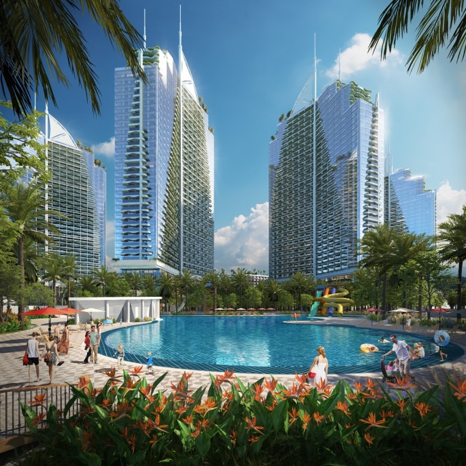 Sailing Bay Ninh Chữ của tập đoàn Crystal Bay triển khai chuỗi tiện ích khổng lồ theo xu hướng