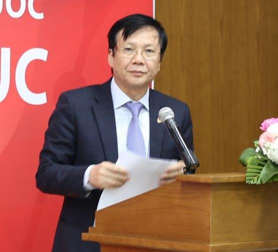 Ông Hồ Quang Lợi – Phó Chủ tịch thường trực Hội Nhà báo Việt Nam phát biểu.