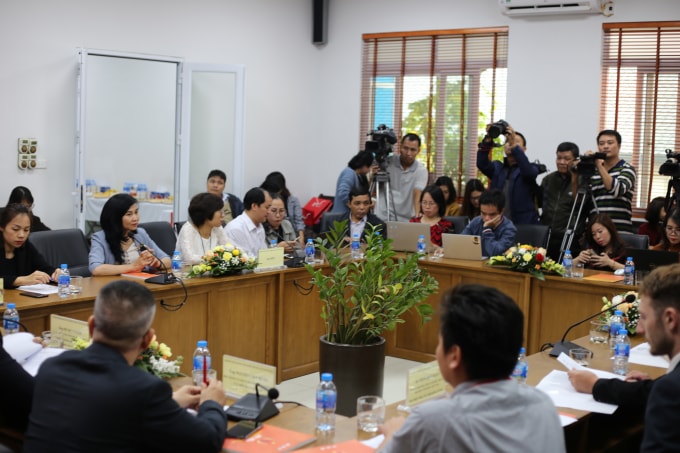 Quang cảnh Họp báo.