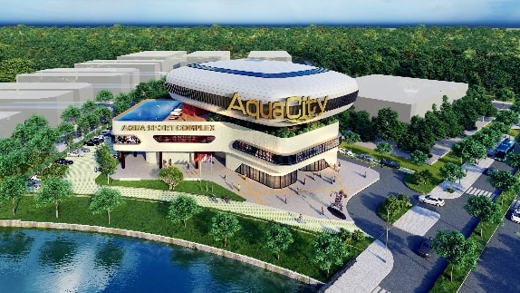 Chuỗi tiện ích 5 sao tại Aqua City góp phần gia tăng giá trị cho biệt thự nơi đây.