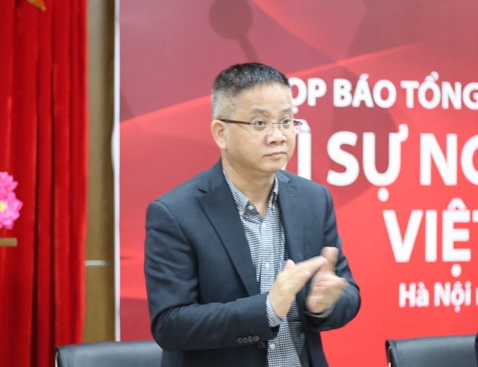 Ông Nguyễn Việt Hùng, Phó Chánh Văn phòng Bộ Giáo dục và Đào tạo, ghi nhận sự đồng hành của nhà báo với giáo dục nước nhà