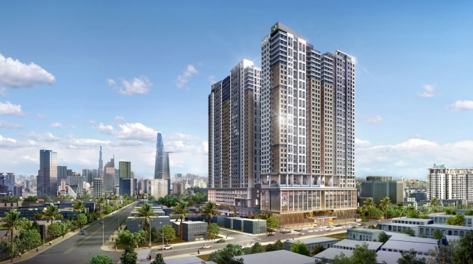 The Grand Manhattan tọa lạc tại vị trí kim cương 2 mặt tiền Cô Giang – Cô Bắc, Quận 1.