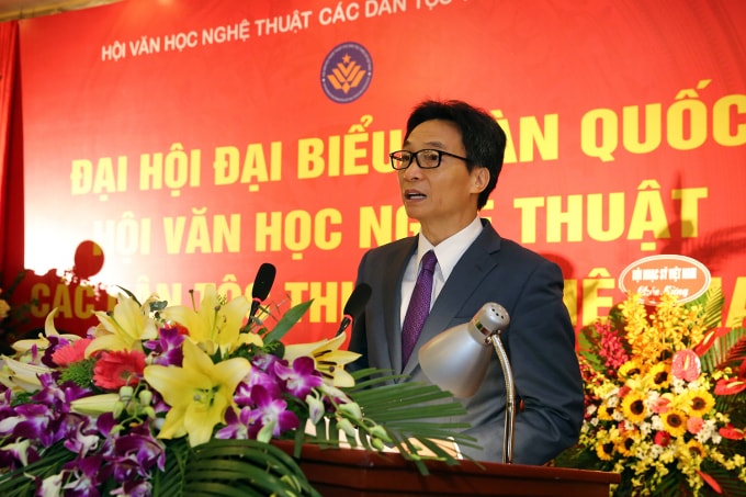 Phó Thủ tướng Vũ Đức Đam phát biểu tại Đại hội. Ảnh: VGP