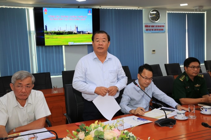 Phó Chủ tịch UBND tỉnh Quảng Ngãi Nguyễn Tăng Bính kết luận buổi làm việc