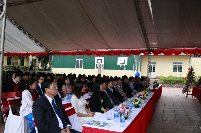 Rất đông các quý đại biểu tham dự buổi lễ