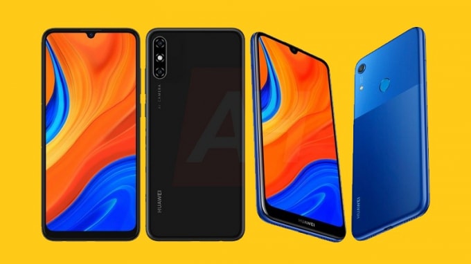Hình ảnh render của Huawei Y6s lộ diện
