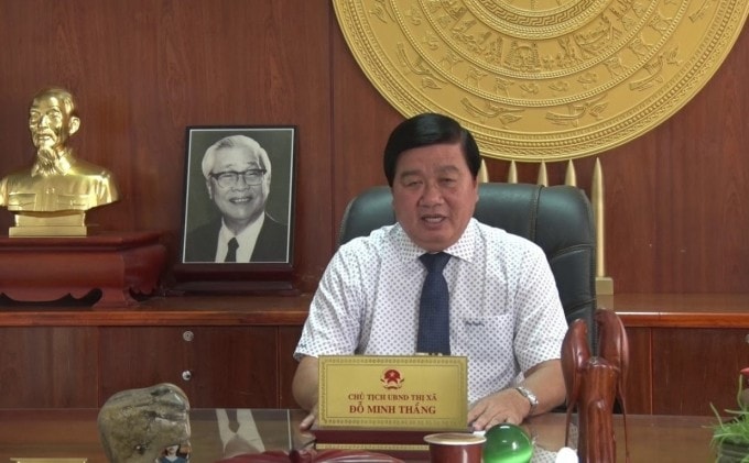 Ông Đỗ Minh Thắng, Chủ tịch UBND thị xã Giá Rai.