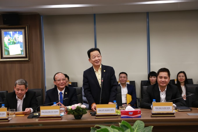 Chủ tịch HĐQT kiêm Tổng Giám đốc T&T Group Đỗ Quang Hiển đánh giá cao vai trò của các Đại sứ, Trưởng Cơ quan đại diện của Việt Nam tại nước ngoài trong việc kết nối với các doanh nghiệp ở nước sở tại.