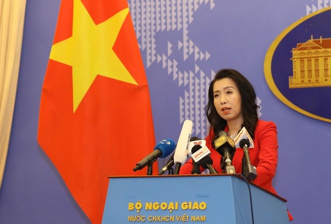 Người Phát ngôn Bộ Ngoại giao Lê Thị Thu Hằng. Ảnh: Như Ý