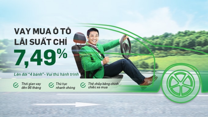 Lên đời “bốn bánh” với gói vay ưu đãi tại VPBank.