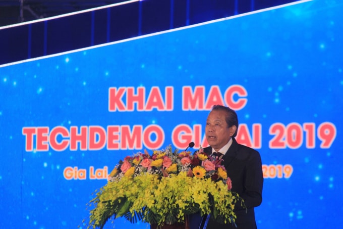 Phó Thủ tướng thường trực Trương Hòa Bình phát biểu tại Techdemo Gia Lai 2019