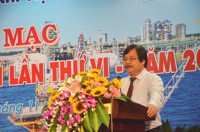 Ông Nguyễn Hồng Minh - Tổng cục trưởng Tổng cục Giáo dục nghề nghiệp, Bộ LĐTBXH phát biểu