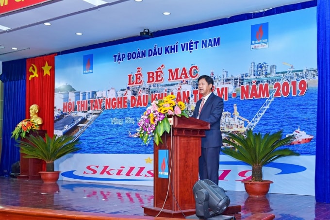 Ông Vũ Duy Hảo, Hiệu trưởng PVMTC phát biểu