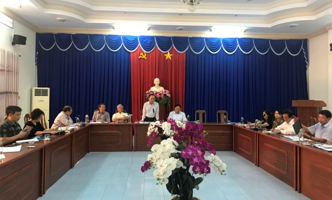 Toàn cảnh buổi làm việc tại An Giang