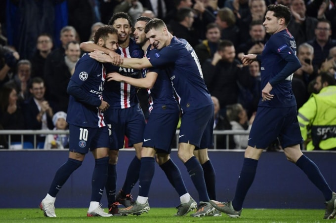 PSG có trận hòa kịch tính trước Real Madrid. Ảnh: Getty