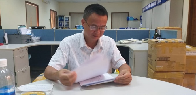 Ông Nguyễn Đình Tân sử dụng ...