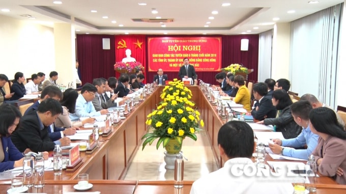 Giao ban công tác tuyên giáo các tỉnh đồng bằng sông Hồng và Đông Bắc bộ.