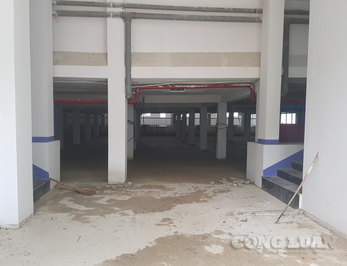 Nhiều hạng mục bị bỏ hoang, không đưa vào sử dụng.