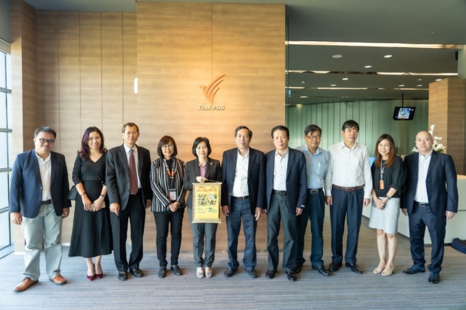 Đoàn Đại biểu HNBVN thăm và làm việc với lãnh đạo Đài PT-TH Thai PBS.
