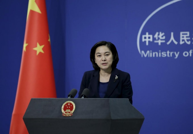 Người phát ngôn Bộ Ngoại giao Trung Quốc Hoa Xuân Oánh. Ảnh: Reuters