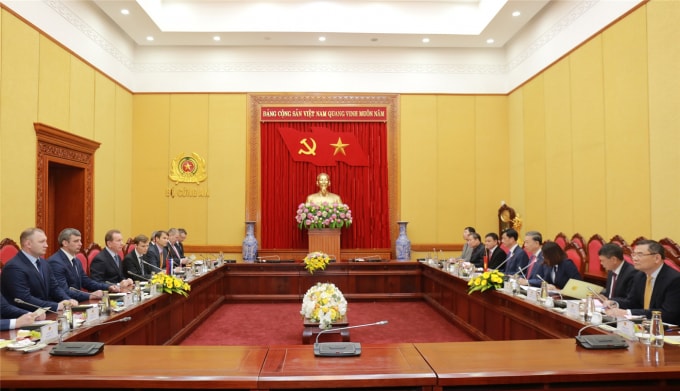 Toàn cảnh Hội đàm. Ảnh: BCA.