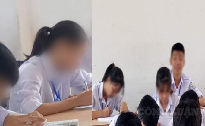 Dù không đạt điểm chuẩn, nhưng 2 học sinh vẫn được Ban giám hiệu Trường THPT Trần Phú cho theo học tại trường.
