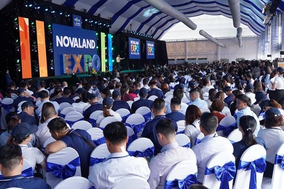 Không khí sôi động tại Triển lãm BĐS Novaland Expo 2019.