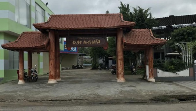 Công viên huyện Đăk Hà bị xẻ thịt (ảnh st)