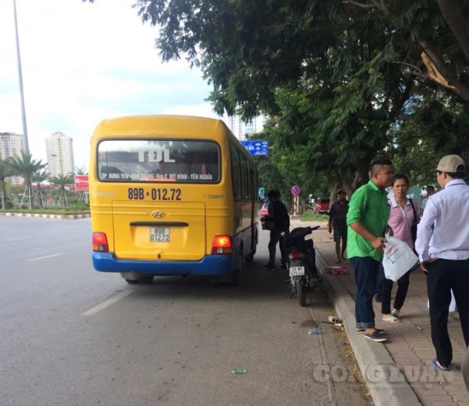 Bến cóc khu vực Đại lộ Thăng Long