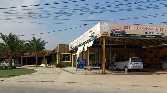 Một số công trình nằm trên diện tích đất thu hồi