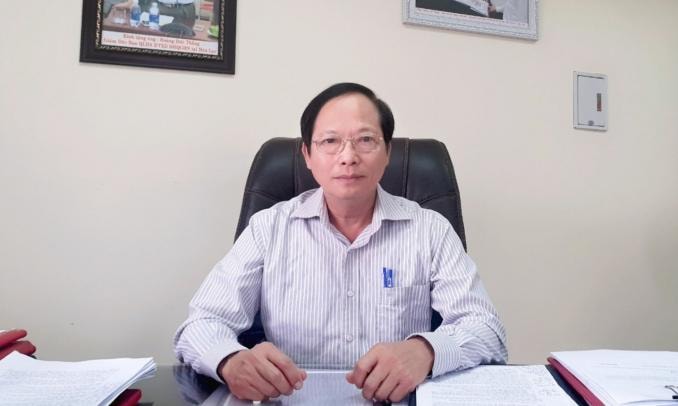 Ông Hoàng Đức Thắng - Giám đốc Ban quản lý đầu tư xây dựng ĐHQGHN tại Hòa Lạc.
