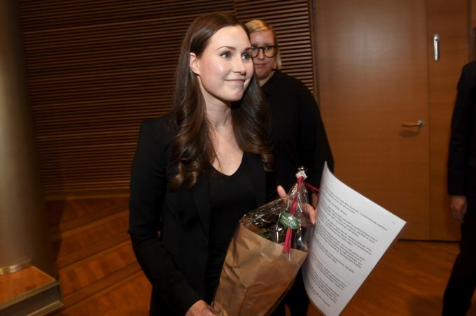 Sanna Marin, nữ Thủ tướng trẻ nhất thế giới của Phần Lan. Ảnh: Reuters