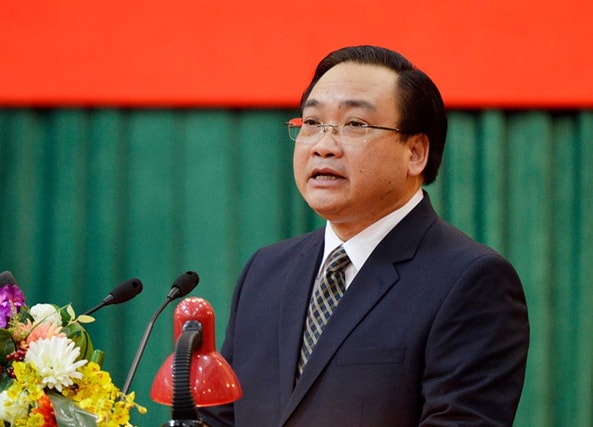 Bí thư Thành uỷ Hà Nội Hoàng Trung Hải (ảnh st)