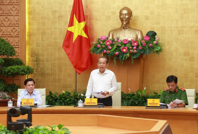 Phó thủ tướng Thường trực Chính phủ Trương Hòa Bình. Ảnh: VGP
