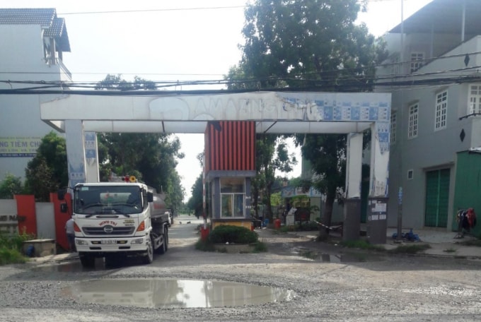Một khu dân cư không biển hiệu tại huyện Bình Chánh bị đề nghị thanh kiểm tra. Ảnh: Ngọc Lữ