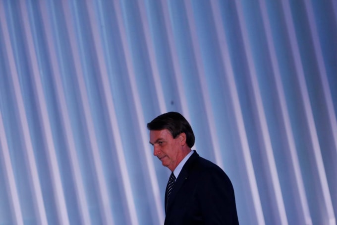 Tổng thống Brazil Jair Bolsonaro. Ảnh: Reuters