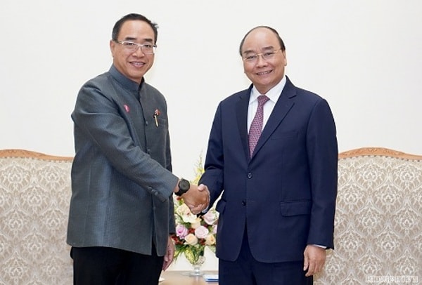 Thủ tướng Nguyễn Xuân Phúc tiếp Đại sứ Thái Lan Tanee Sangrat. Ảnh: VGP