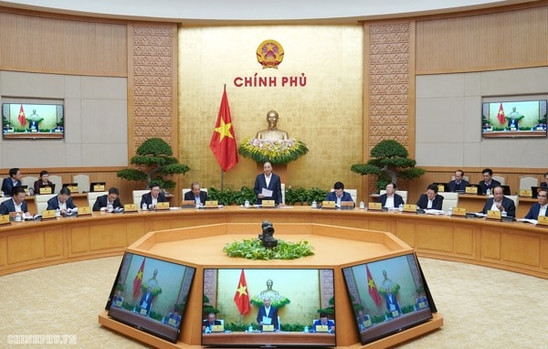 Phiên họp Chính phủ thường kỳ tháng 11/2019. Ảnh: VGP
